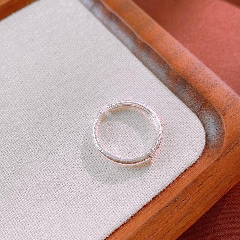 

Б/у Циркон Матовый Винтажное Открытое Кольцо: Простые, Модные, Универсальные украшения на указательный палец