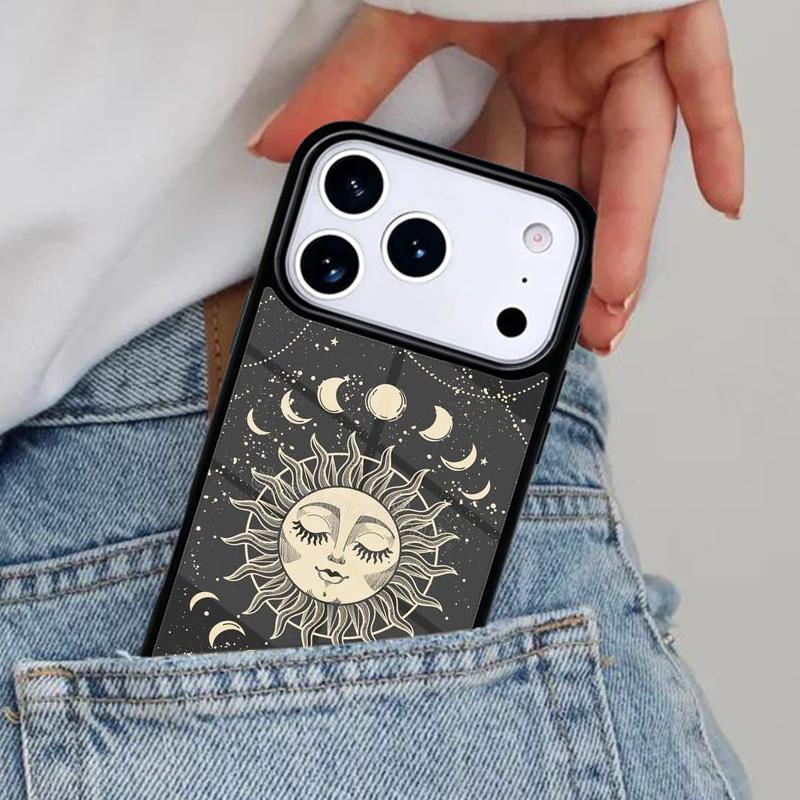 Magic Moon Tarot soft Phone Case for iPhone 17ProMax 12 13 14 15 16e 17 Pro Max Plus Air Cover
