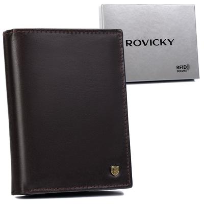 Men's Leather Registration Card Wallet - Rovicky
