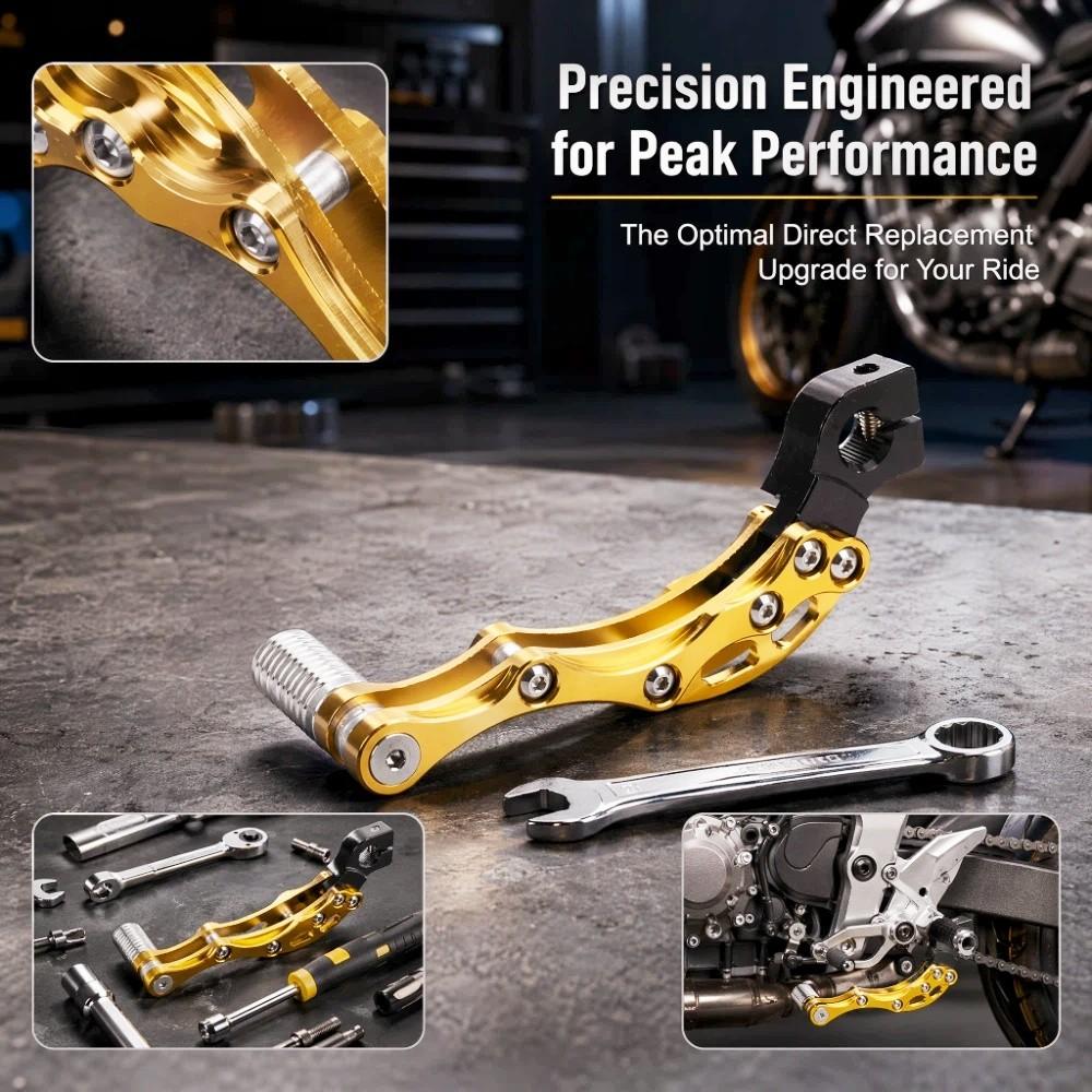 Aluminum Alloy Kick Starter Multi-colored Kickstart Lever Kick Start Pedal  Scooter золотой