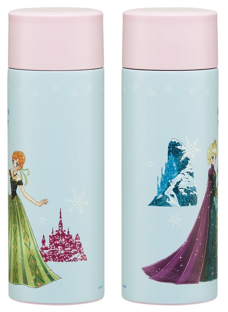 Skater Stainless Steel Mug Keeps Hot or Vacuum Disney Frozen x Shoko Nakagawa Bottle, 350ml, Cold, Insulated, Design, Girl's, SMBC4B-A