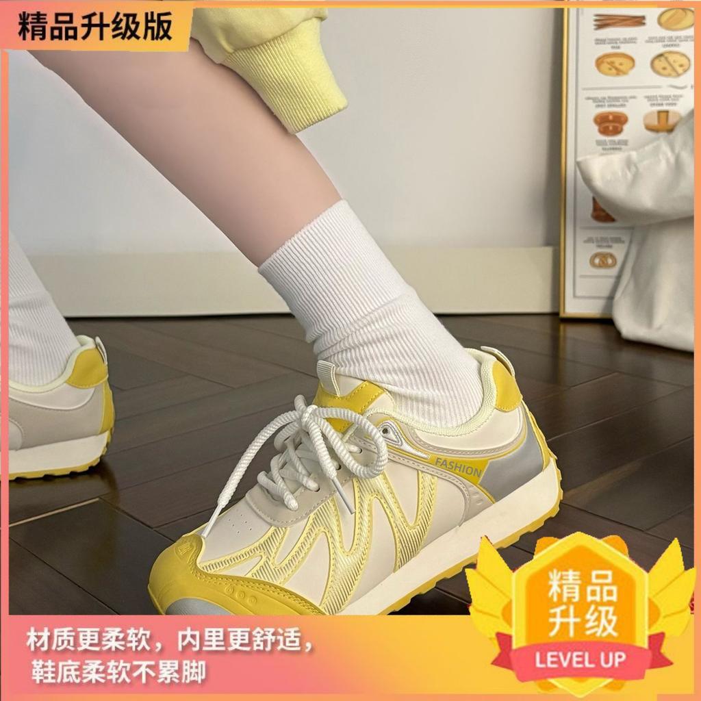 Ultra-light new women's shoes campus running versatile breathable soft sole autumn simple fashion lightweight sports shoes