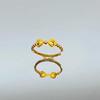 Gold Runaway Princess Bogenring - Xiaohongshu Stil Offener Finger Damen Mode Schmuck
