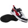 Puma Rebound V6 Lo Ac Versatile Comfortable Low-Top Kids Skate Shoes Kids Skate Shoes Black White Red 404316-02