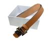 2.5cm Women's Double-Sided R Buckle Lychee Leather Belt - Versatile & Commuter-Friendly