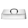 Square Stainless Steel BBQ Griddle Lid - New Model Grill Cover Dome for Steaks