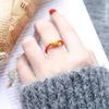 Accessory ring, oath ring, natal red simple couple gift
