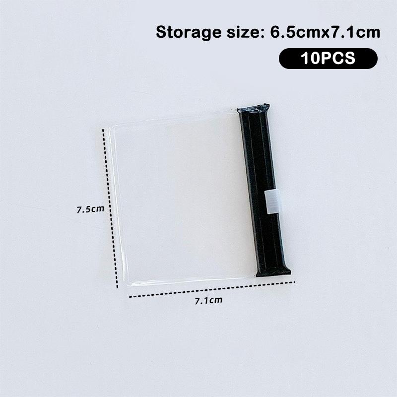 10Pcs Reusable Zipper Pill Bags Medicine Storage Bags Translucent Self-Sealing Travel Bags Medicine Dispensing Storage Bags