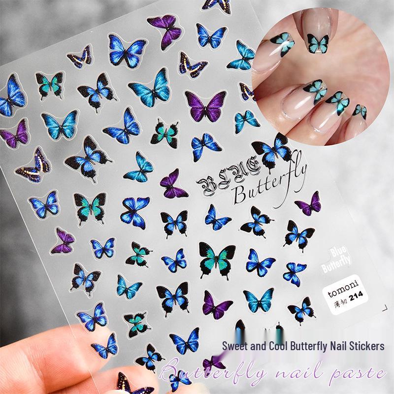 

Advanced Waterproof Japanese Butterfly Lace Nail Stickers