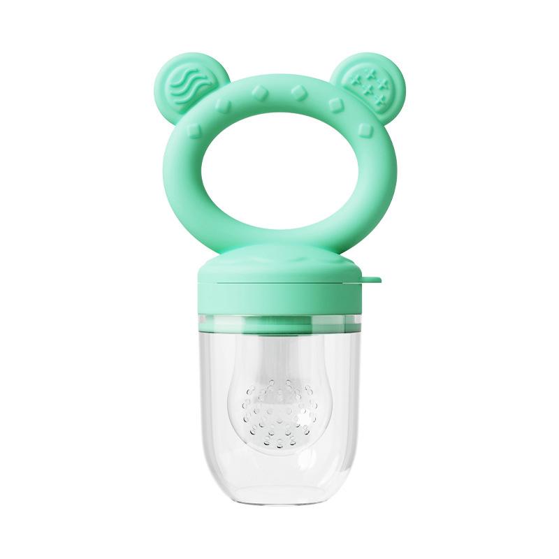 1 Set Food Grade Teething And Feeding Pacifier Silicone Fruit And Vegetable Feeder For Infants And Toddlers 6-36 Months