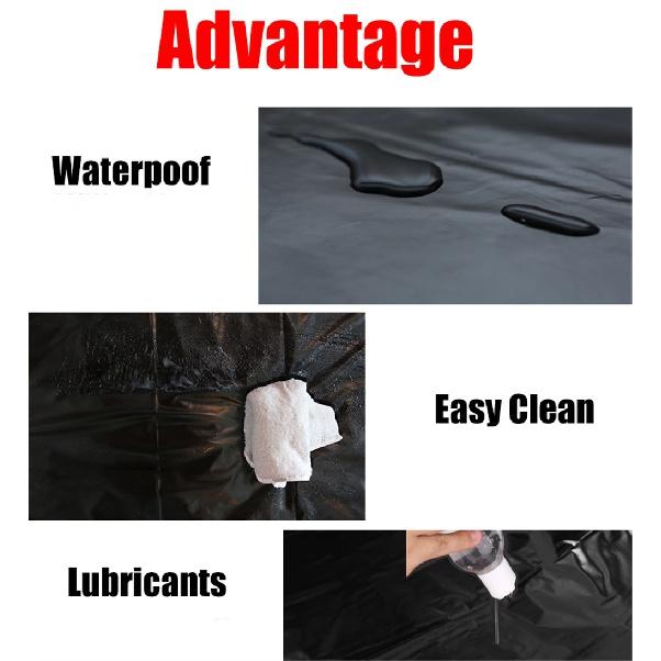 BDSM Waterproof Adult Sex Bed Sheets For Sex Game Lubricants Waterproof Bed Cover Couple Flirt Wetlook Bondage Wet Play Sex