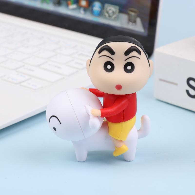 Crayon Shin-Chan Anime Figure Ornaments Toy Cartoon Anime Doll Kawaii Cute Dolls Model Toy Desktop Ornaments Home Decoration