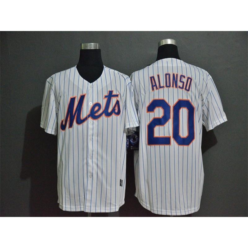 New York Mets MLB Baseball Jersey Unisex Stitched Fan Apparel Custom Number 12 18 20 48