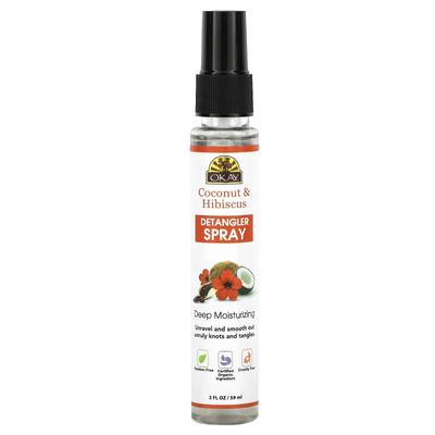 Entwirrungsspray, Kokosnuss und Hibiskus, 2 fl oz (59 ml)