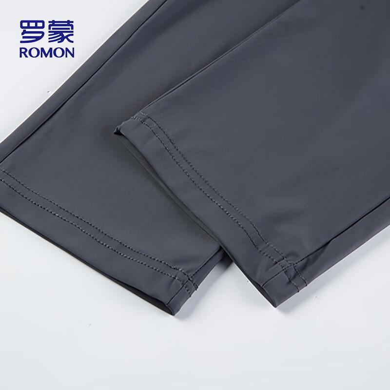 Romon Men's Ice Silk Quick-Dry Straight Leg Casual Pants
