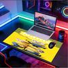 Custom Name Personalized Minions Pattern Mousepad, Laptop PC Desk Mat, Decorative Desk Mat for Home Keyboard Pad Gift