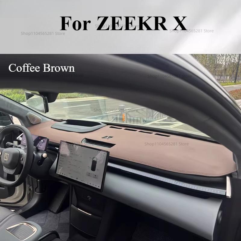 For ZEEKR X Car Dashboard Mat Light Avoiding Pad Sunscreen Heat Insulation Sunshade Anti Reflection Modification Accessory