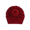 1Pc Knot Headwraps Caps Kid Toddler Beanie Bonnet Cotton Girl Turban Hat Infant Baby