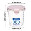 Food Storage Containers, Kitchen Storage Box Sealing Food Preservation Plastic Fresh Pot Container For Kitchen