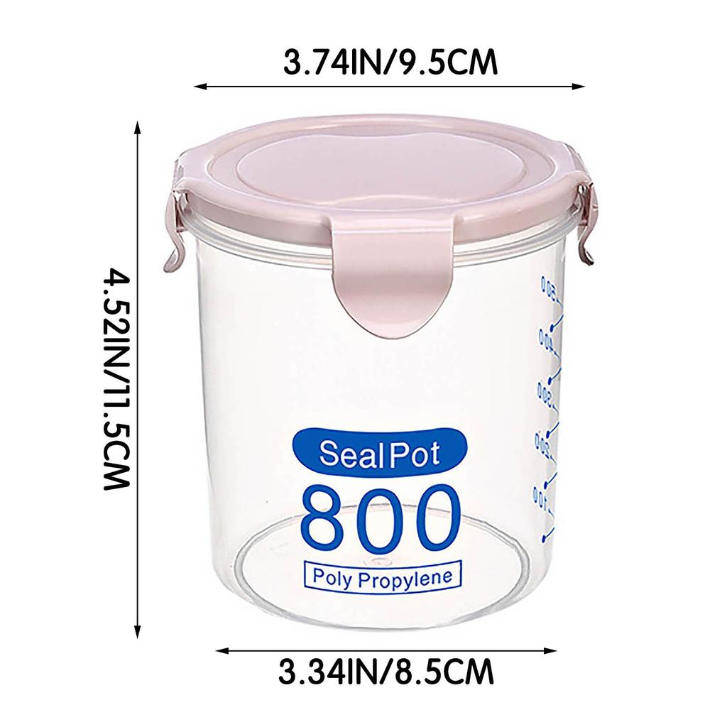 Food Storage Containers, Kitchen Storage Box Sealing Food Preservation Plastic Fresh Pot Container For Kitchen