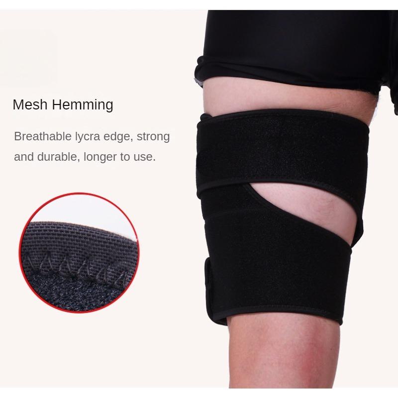 Thigh Muscle Strain Inner Strap Sheath Protective Belt Sports Basketball Knee Pads Knee Pads Men's Protective Gear Warm Cover