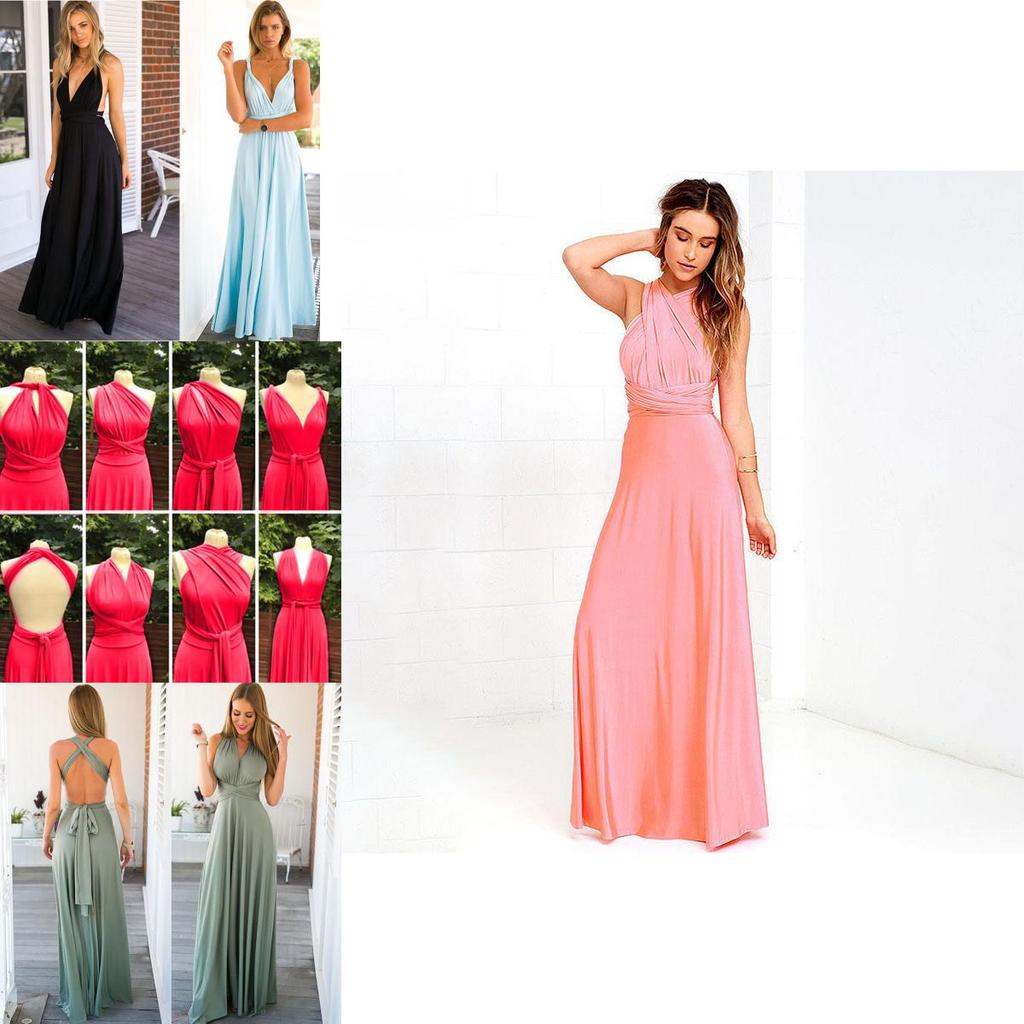 Elegante Abito Lungo da Donna Senza Maniche Perfetto per Feste Serale ed Eventi Cocktail