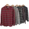 Plaid Shirt Spring and Autumn New Korean Temperament Casual Style Long-sleeved Lapel Jacket Women's Hong Kong Style Retro Versatile Top