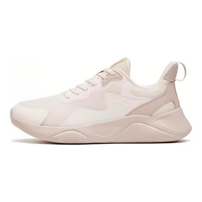 Lingyun Cushioning Breathable Low Top Running Shoes Women's White Pink 922245526-2