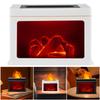 Flame Essential Oil Diffuser Fireplace Flame Diffuser 300ml Aromatherapy Diffuser Low Noise Cool Mist Diffuser for Home Office