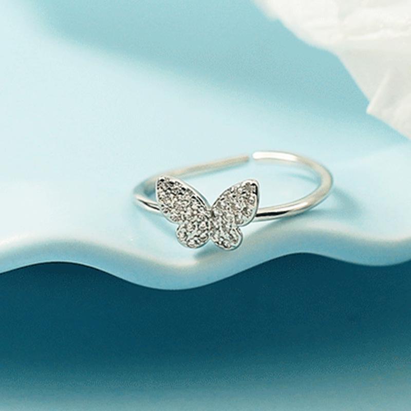 925 Sterling Silver Plated Sun Moon Sunflower Heart Rings for Women Original Flower Wedding Crystal Luxury Jewelry R5375