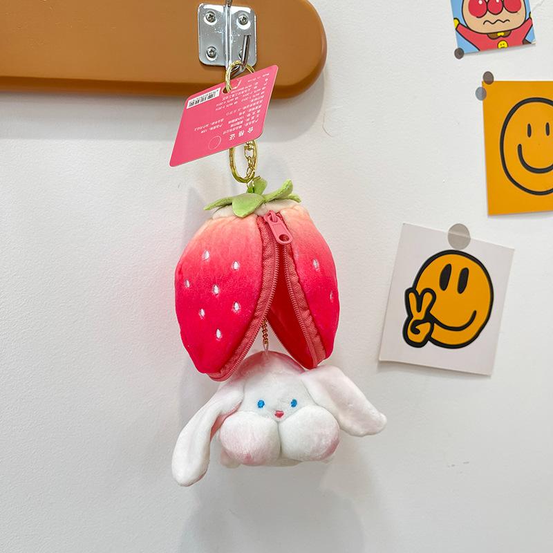 

Кукла-подвеска «Бамбуковая красная панда Мао», подвеска «Клубничный кролик», брелок «Персиковая свинья», рюкзак, ювелирные изделия, рюкзак в виде животного Pendant