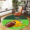 1PC Football American Football Office Round Area Rug, Under Office Chairs Bedroom Living Room Home Decor,Carpet for Office, -1110239
