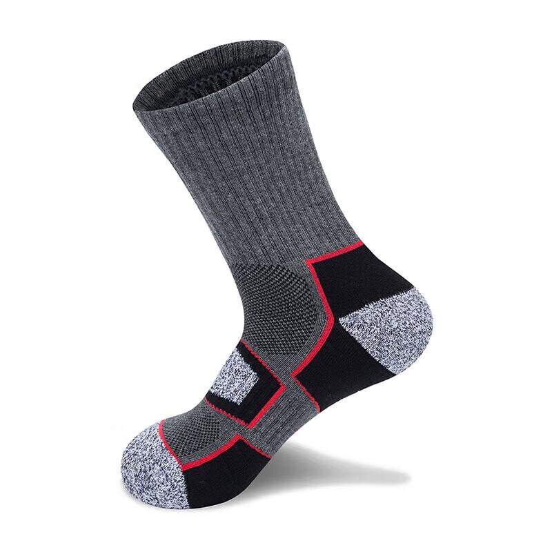 TFO 5th Generation Hiking Socks Durable Multifunctional Mountaineering Outdoor Socks B2202470 Men's Dark Gray M