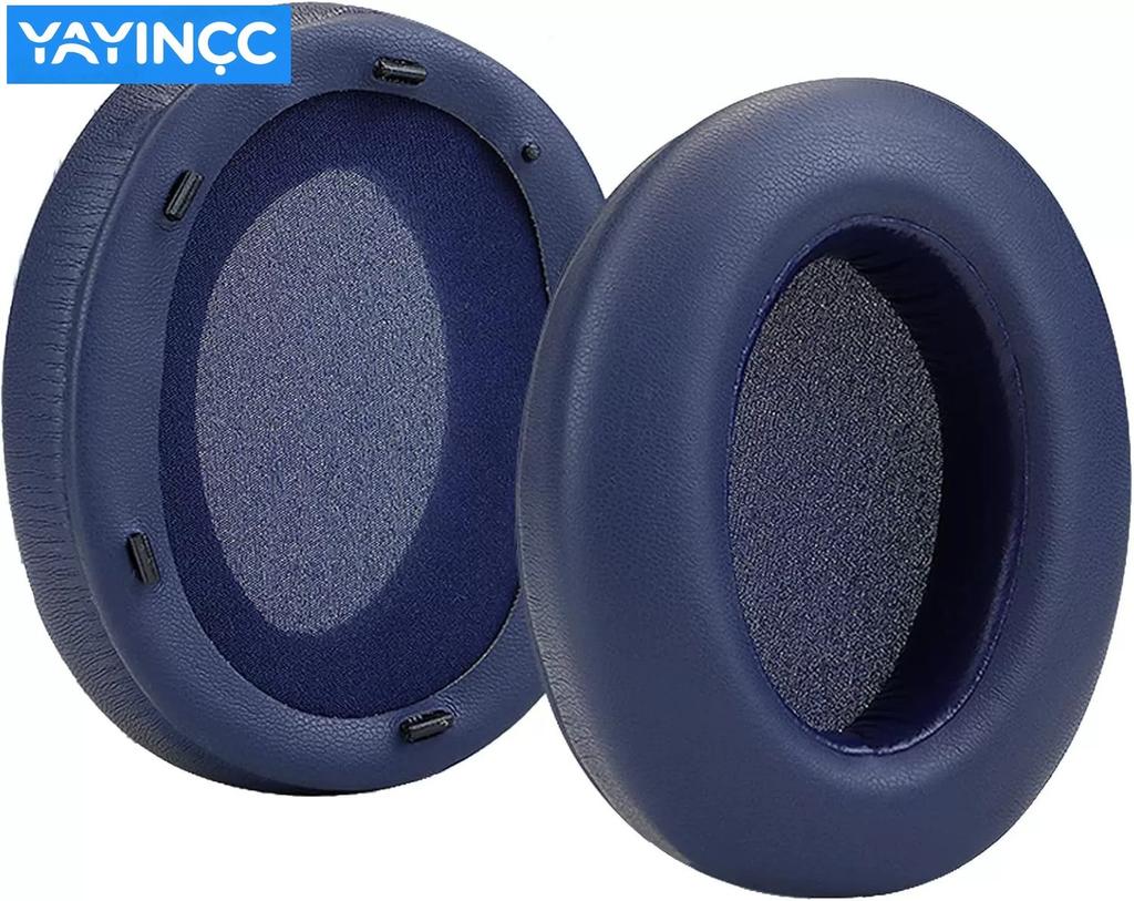 YAYINCC Replacement Soft Foam Cushion Ear Pads / Silicone zipper head beam protective cover for SONY WH-XB910N Gaming Headset