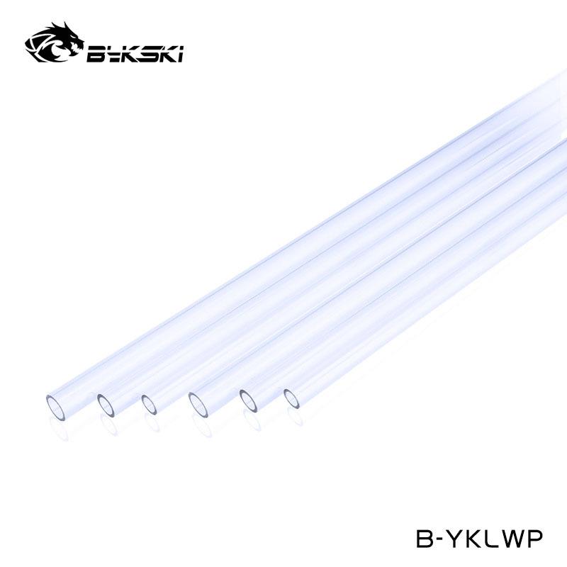 6pcs x500mm Bykski PMMA Hard Tube,8X12MM,10X14MM,12X16MM ,DIY PC Water Cooling Transparent Acrylic Pipe,B-YKLWP 10X14MM (6pcs)