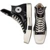 Rick Owens DRKSHDW X Converse 1970s Chuck Taylor All Star Collaboration Trendy Glossy Lacquer High Top Canvas Unisex Black