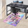 1pc Unicorn Fantasy Office Chair Mat - Anime Cartoon Design, Non-Slip Carpet for Home Decor, Suitable for All Seasons, Perfect Gift for Office and Gam