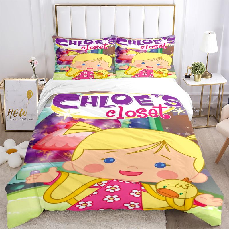 Closet Adventure Bedding 3 Piece Set HD Print Duvet Cover Pillowcases for Teens Adult Bedroom Decoration Christmas Gift