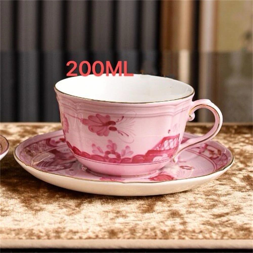 Home Furnishings Ceramic Cups And Plates Afternoon Tea Set Coffee Cups Restaurant Kitchen Supplies Gift Box 111ML/111mL