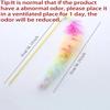 1/3pcs-Seven Colorful Feather Cat Toy Stick Fairy-like Pet Supplies Interactive Fun No battery required