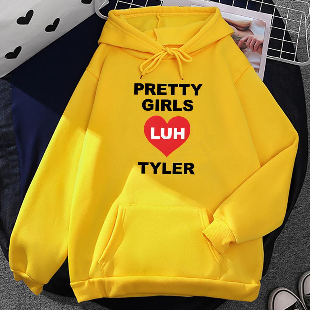Pretty Girls Luh Tyler Rapper Hoodies Hip Hop Streetwear Casual Men Heavy Mental Fashion Sweatshirts Hooded Winter Hoodie