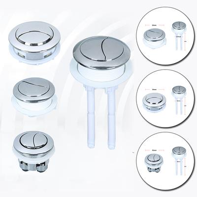 1 PC con aste di riparazione pulsante di scarico WC universale doppio tipo testa rotonda accessori per il bagno