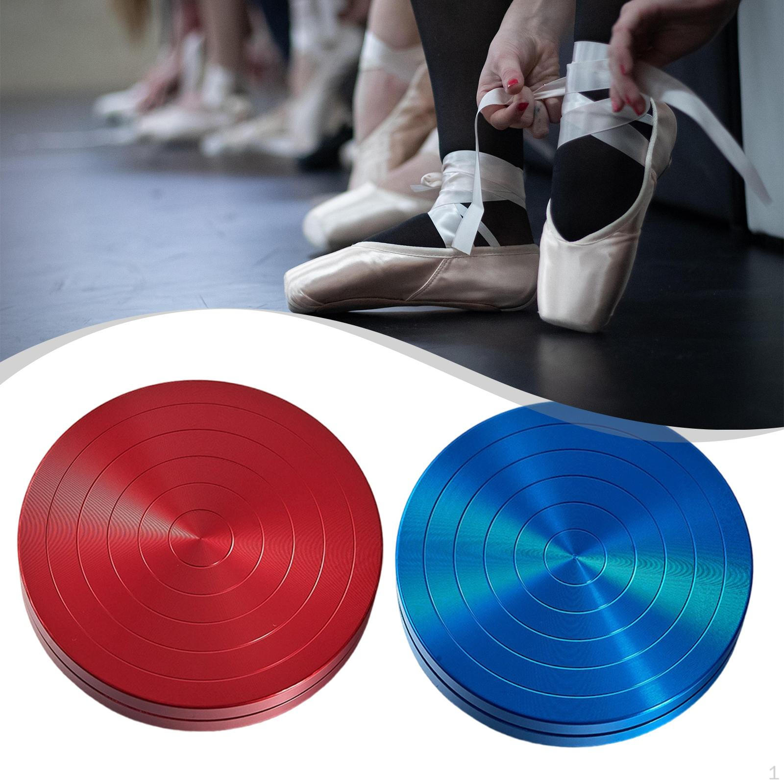 

2 Pieces Ballet Turning Board Non Slip Portable,Aluminum Alloy Training Disc Dance for