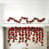 Green Leaves Artificial Flower Garland Layered Petals Hanging Rattan Flower  Wedding Arrangements
