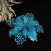 Artificial Glitter Christmas Flower Set of 6 Decorative Wreaths Wedding Party