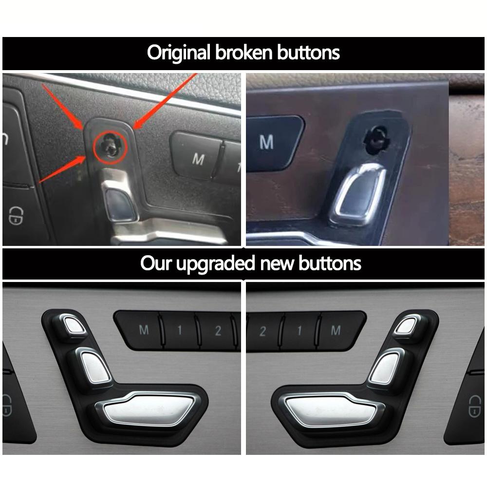 Car Seat Adjustment Switch Button Headrest Button For Benz A B C E ML GL GLE GLK CLS W204 W212 W207 W166 X204 W218 W172 W246