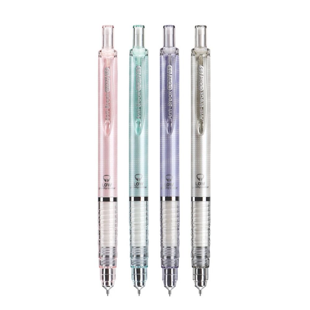 Simple Low Gravity Mechanical Pencil 0.5mm Metal Tip Smooth Writing Propelling Pencil 2B Pencil Students