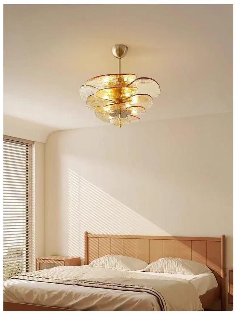 Retro French Murano Glass Pendant Light for Living Room, Dining Room, Staircase, and Bedroom