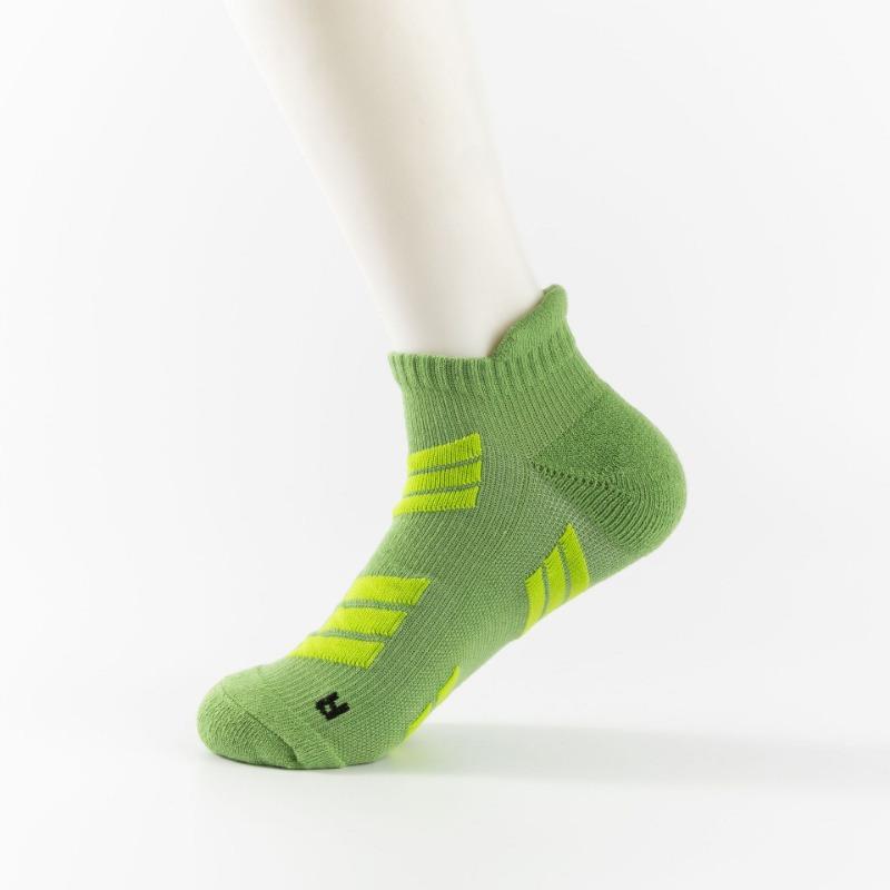 Running Socks, Men's Short Socks, Anti-odor Professional Sports, Marathon Basketball Men's Socks, Towel Bottom Men's Boat Socks