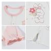 Beibeiyi 7A Antibacterial Cotton Short-Sleeve Romper 2-Pack for Girls
